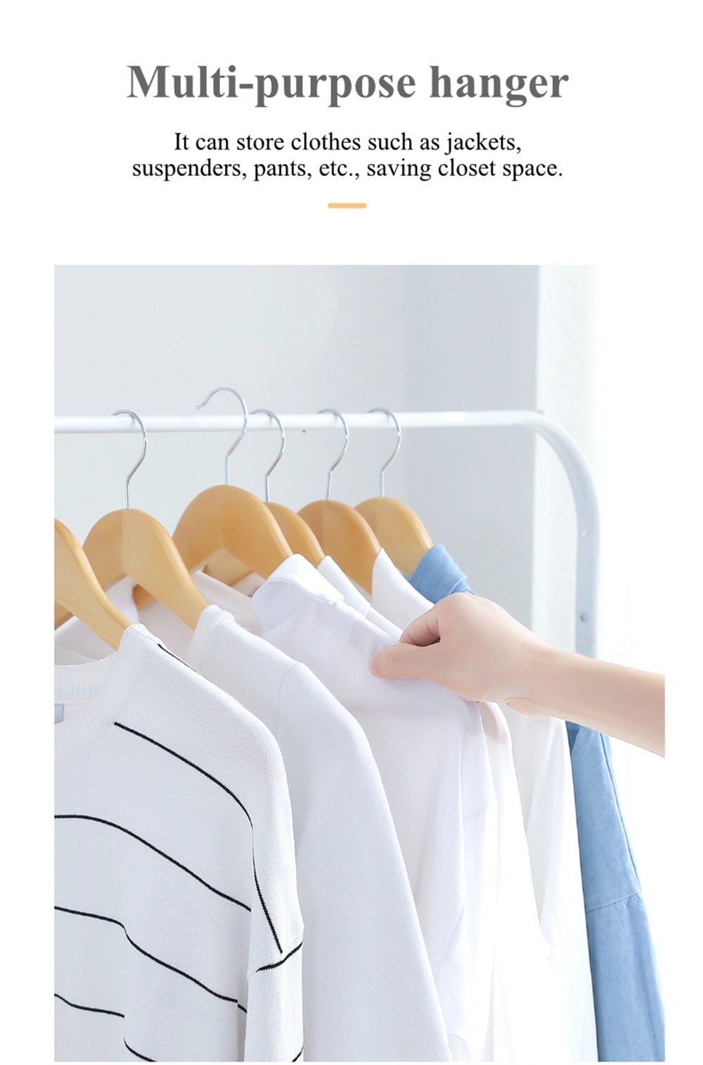 Premium Wooden Clothes Hanger-6